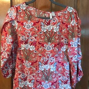 Floral Lauren Conrad blouse